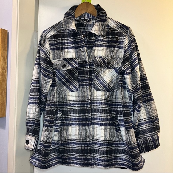 NWOT DIVIDED | Plaid Shacket - Picture 1 of 5